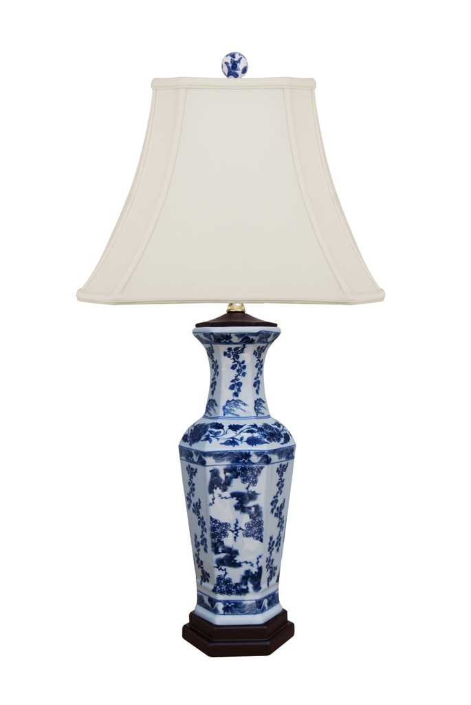 Blue&white Porcelain Lamps : East Enterprises - Lamps, Shades And 